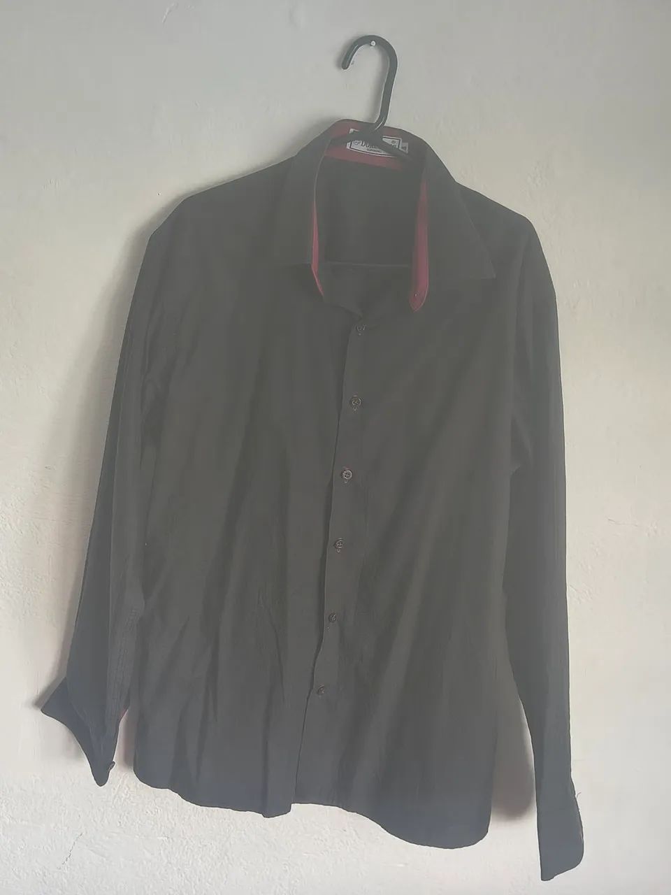 Camisa Social preta tamanho M original 