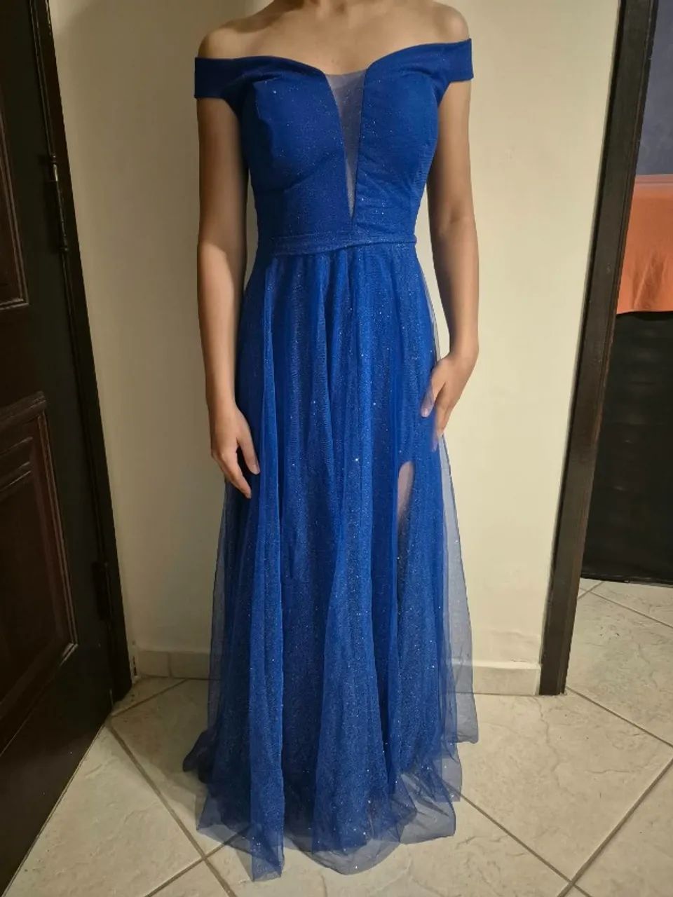 Vestido de Festa Azul Royal - Foto 2