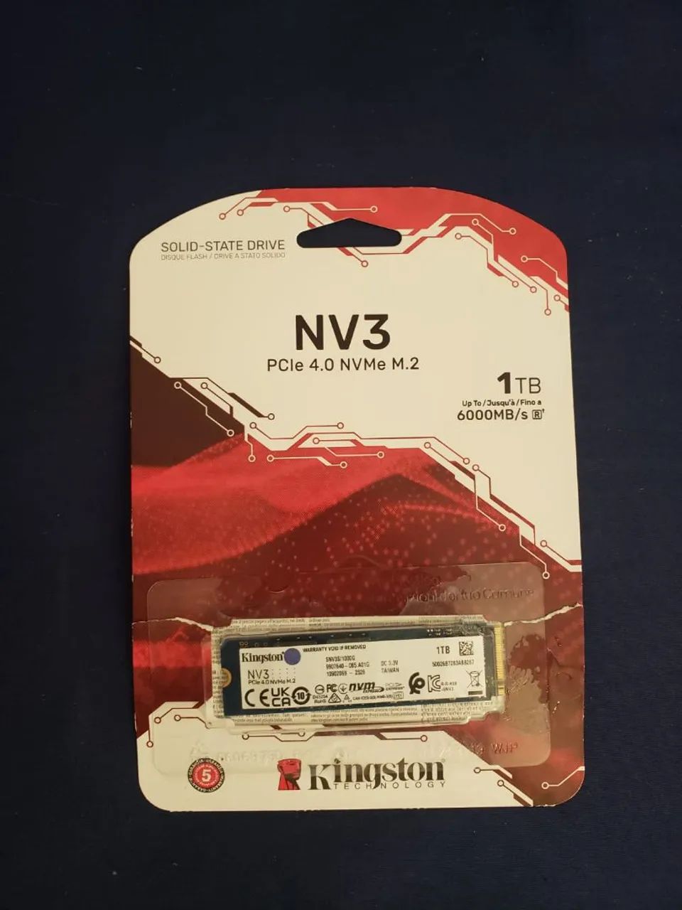 SSD M2 NVMe Kingston 1 Tb