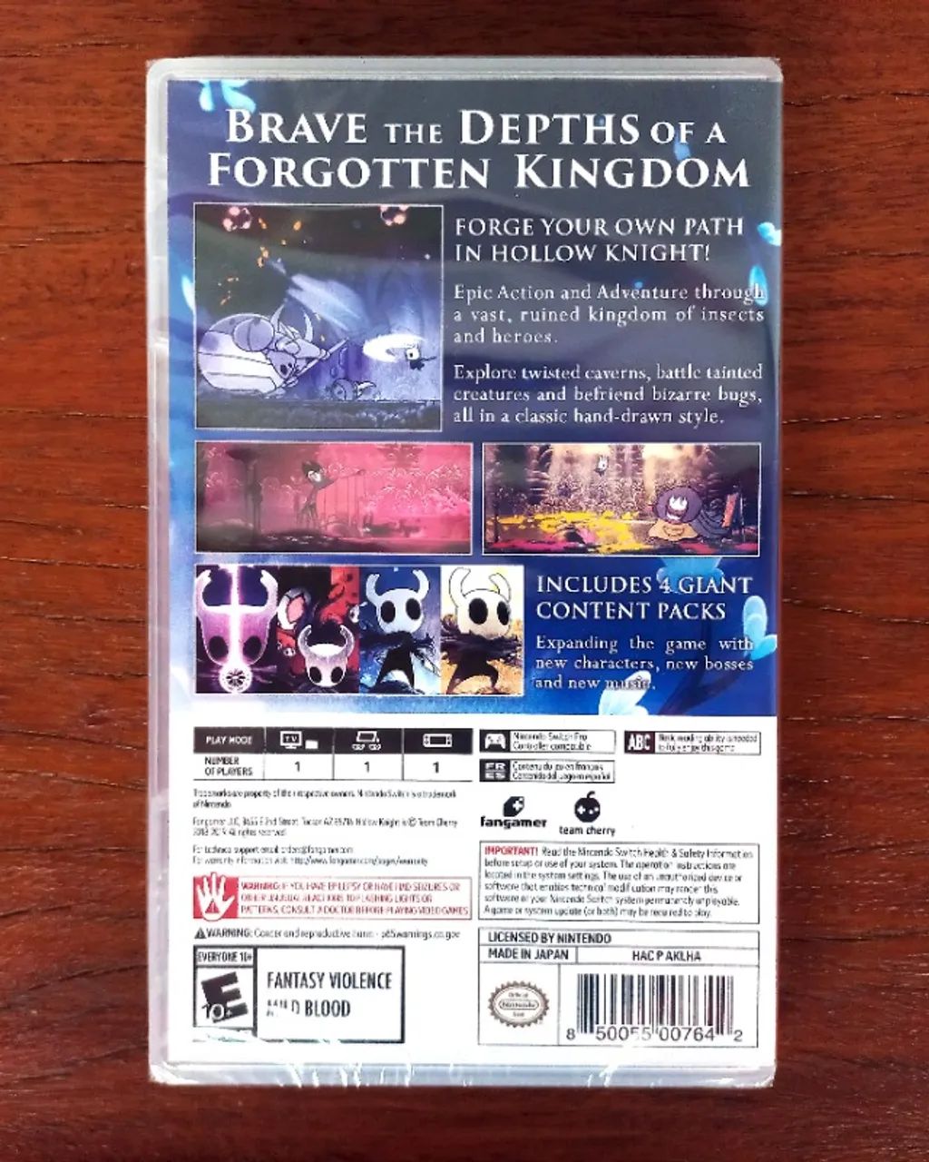 Hollow Knight NINTENDO SWITCH LACRADO + Extras - Foto 2