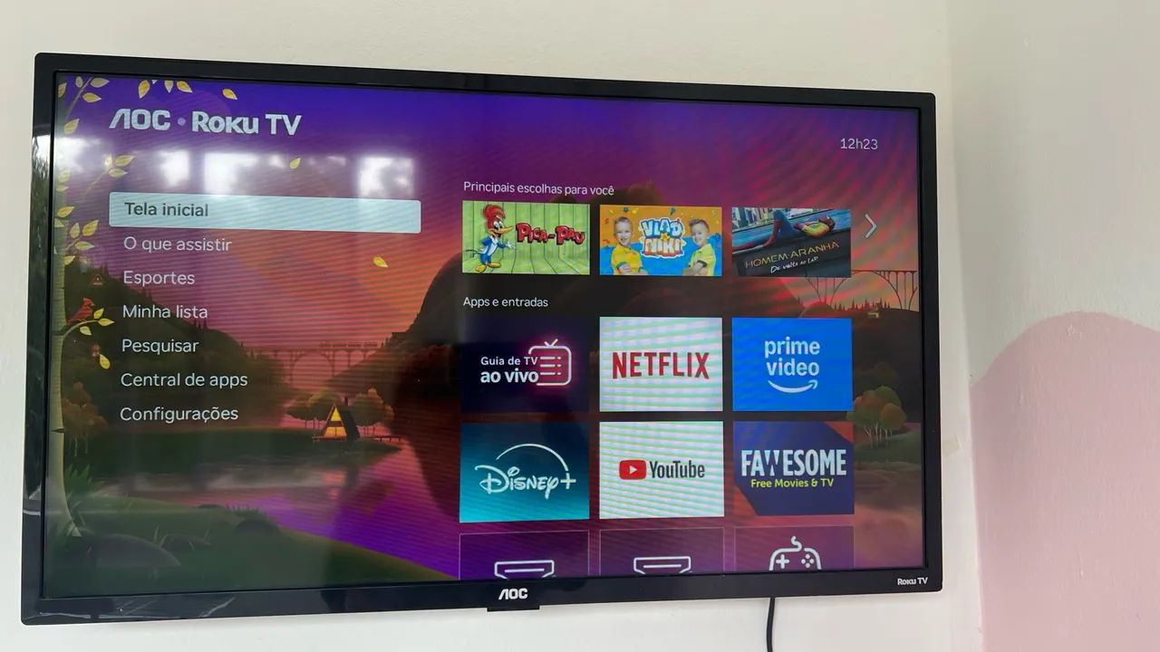 TV AOC Roku Smart TV 32P R$ 650 - Foto 2