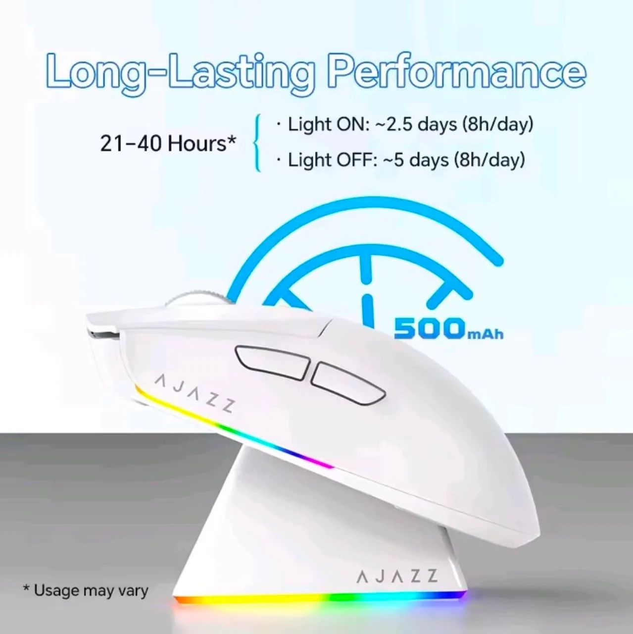 Mouse gamer sem fio Ajazz AJ139 V2 - Foto 2