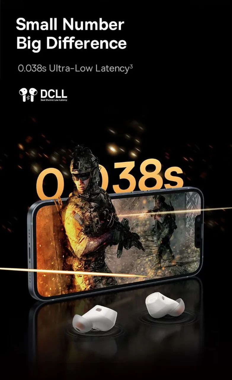 Sensacional!!! Fone bluetooth tws basseus wm03 baixa latência. - Foto 4