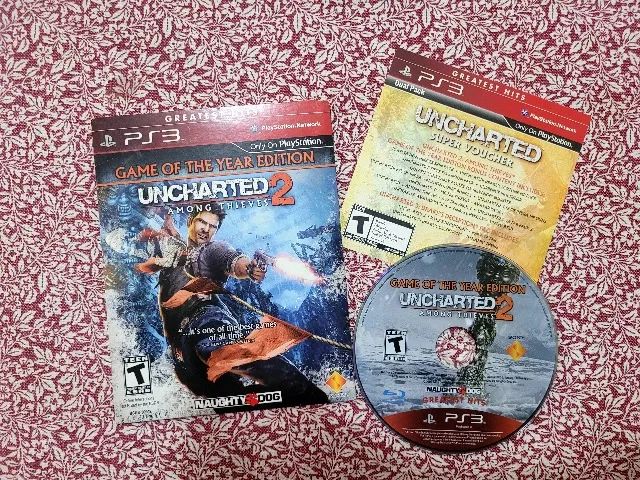 Combo jogos PS3 Uncharted 1 e 2  - Foto 3