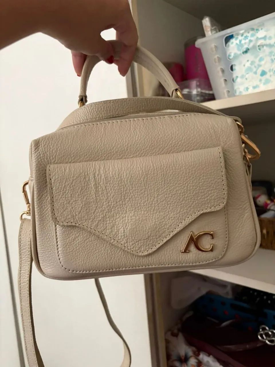 Vendo bolsa de couro - Foto 3