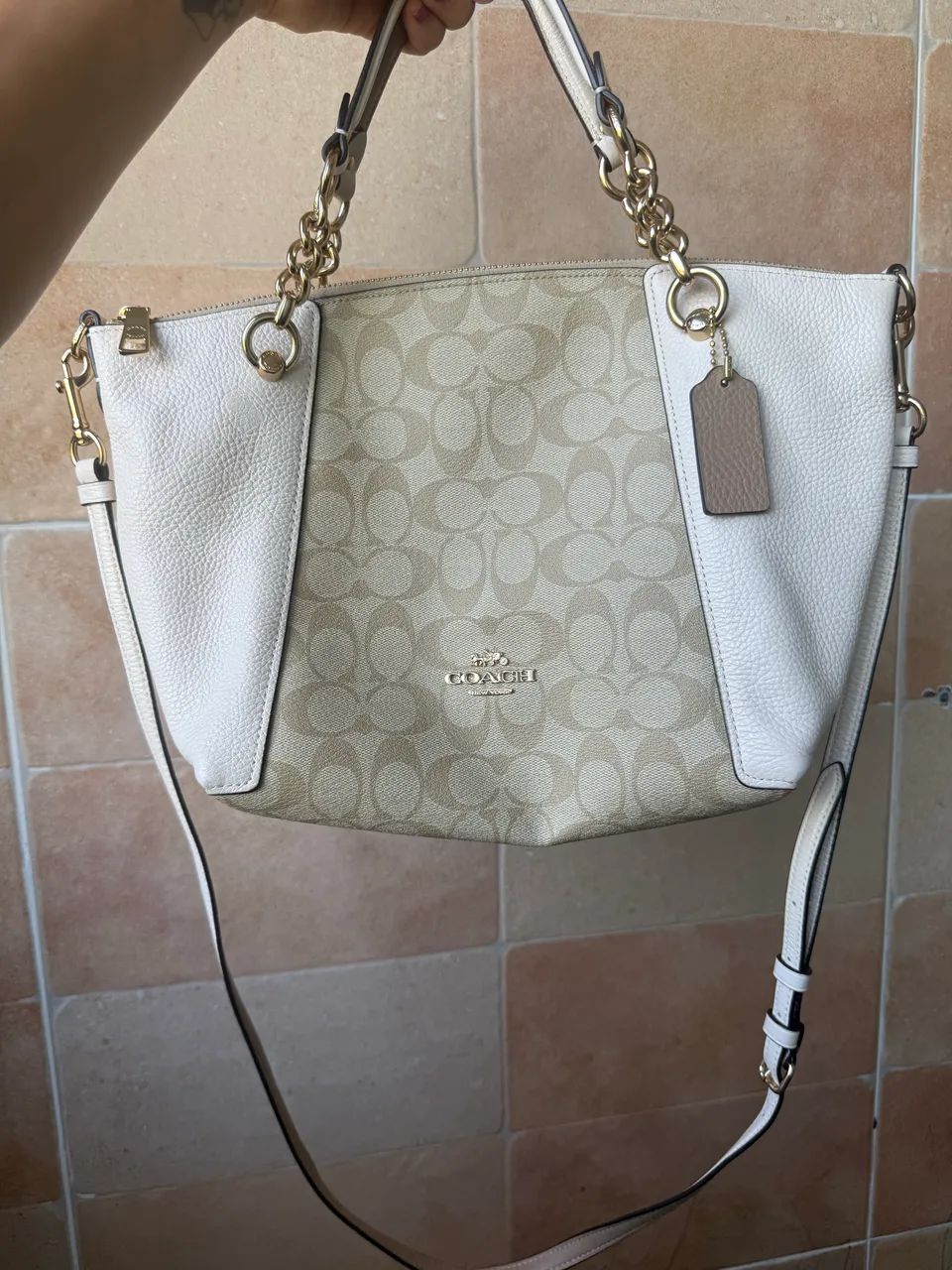 Bolsa Coach nova com alça extra removível 