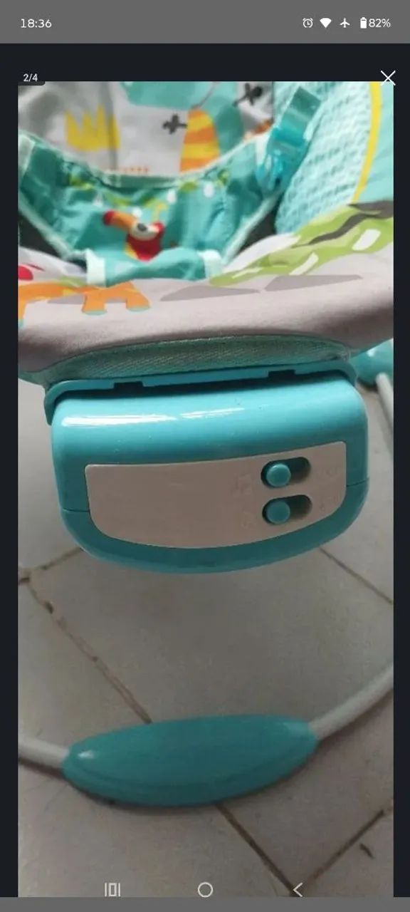 Cadeira de massagem para bebê  - Foto 2
