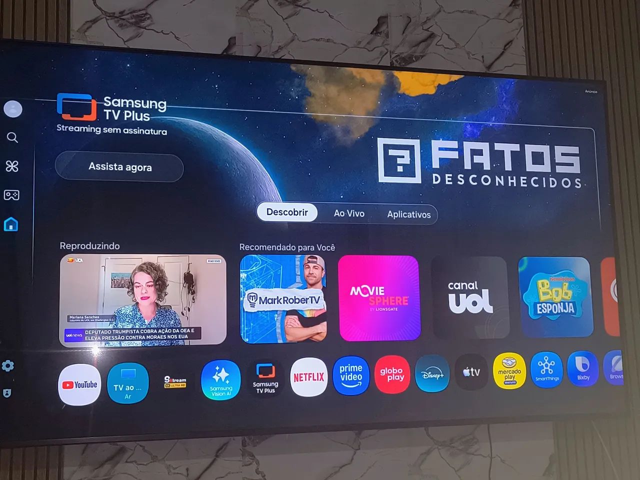 Smart Tv 75 polegadas Crystal 4K Samsung  - Foto 2