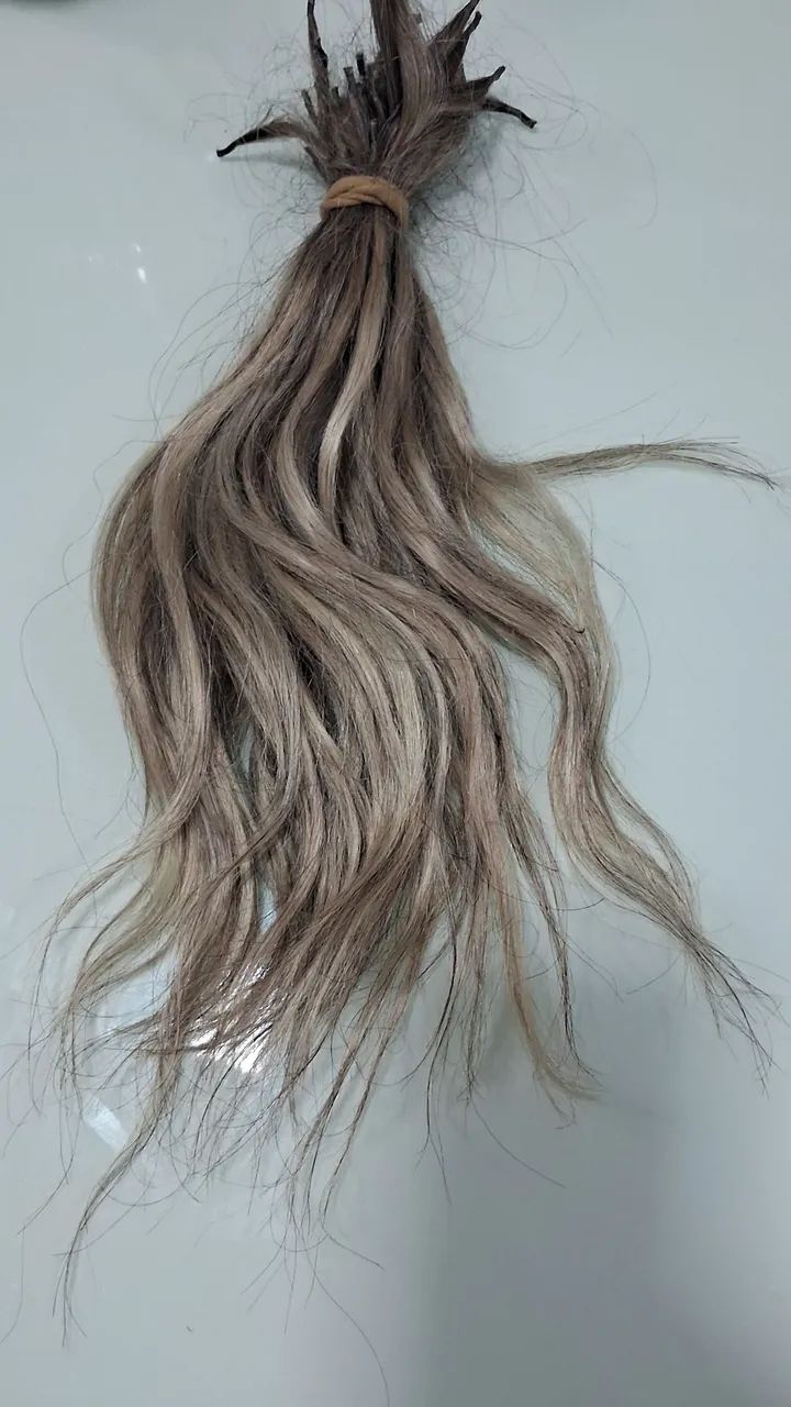 Vendo Cabelo Brasileiro loiro - Foto 3