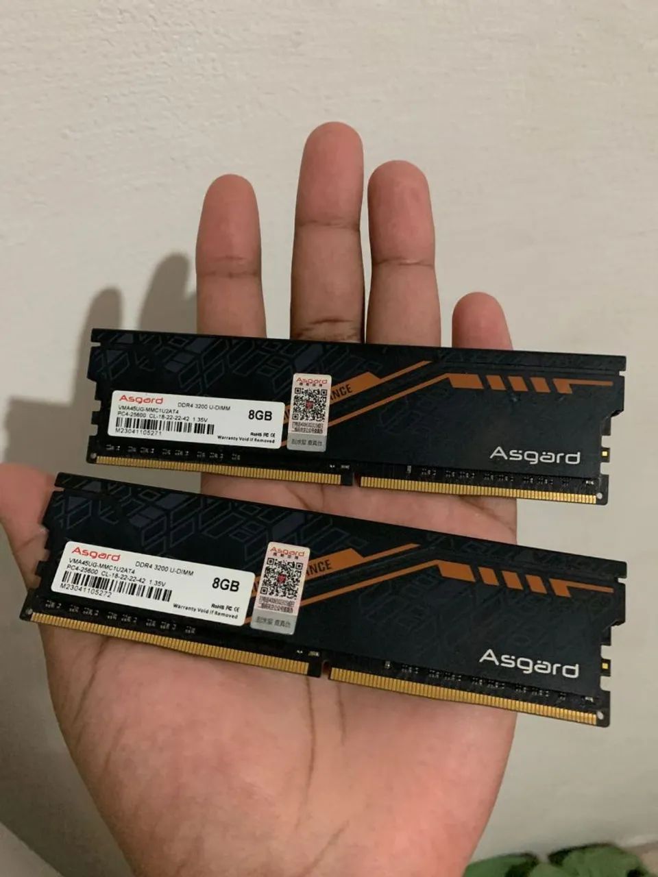 Memória RAM 3200 mhz 8 gb