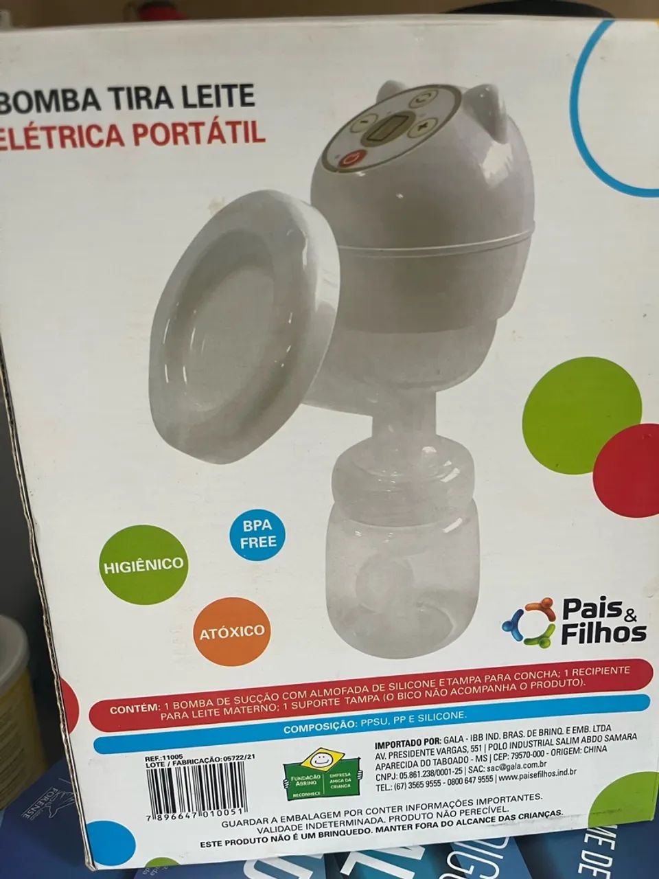 Bomba extratora elétrica 