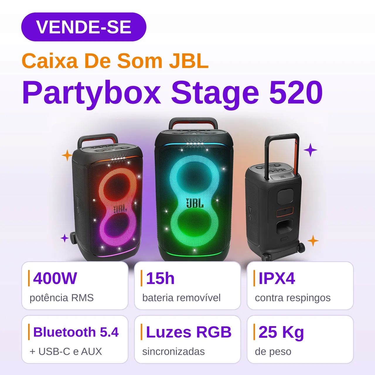 Caixa De Som JBL  - Foto 2