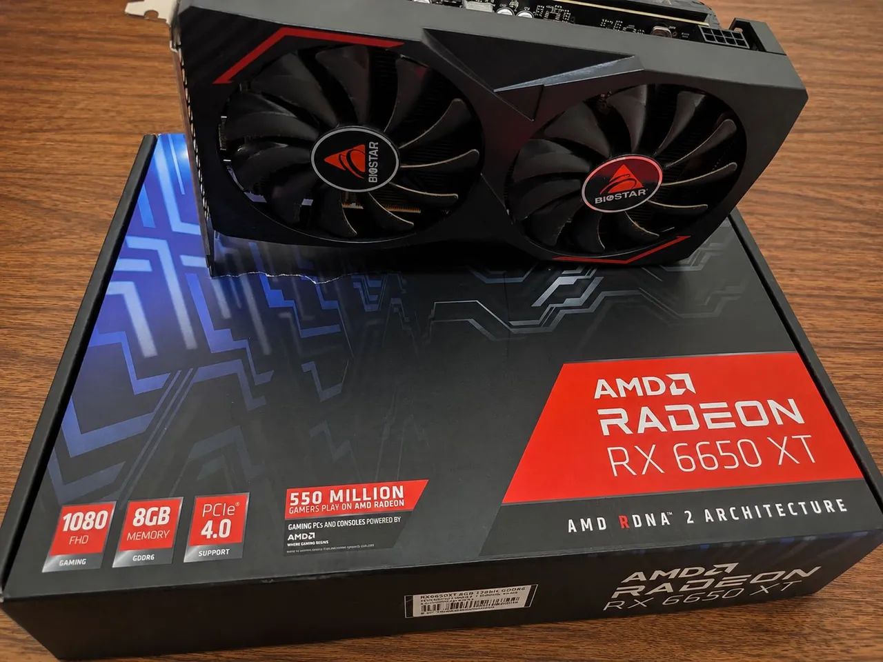 Placa de vídeo / Rx6650