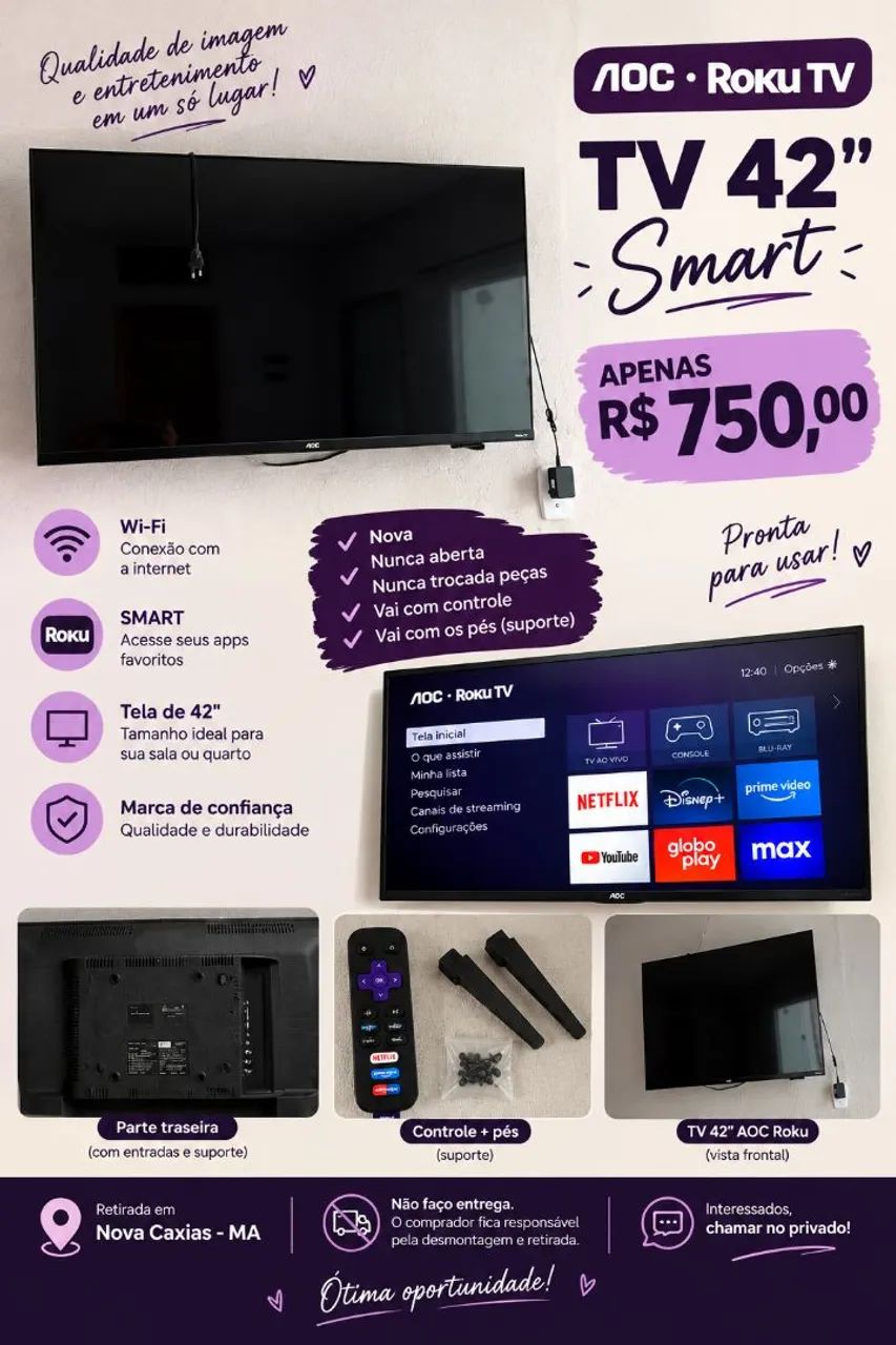 TV SMART 42" AOC