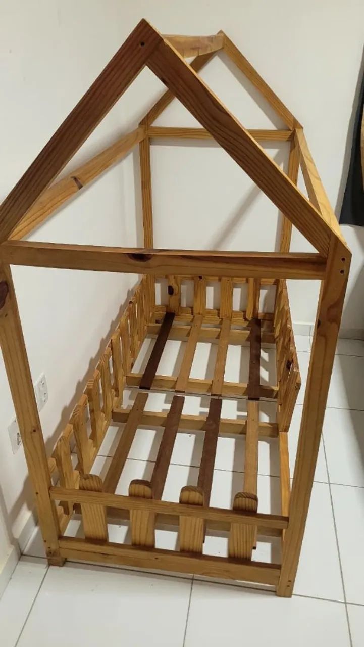 Cama infantil de madeira  - Foto 4