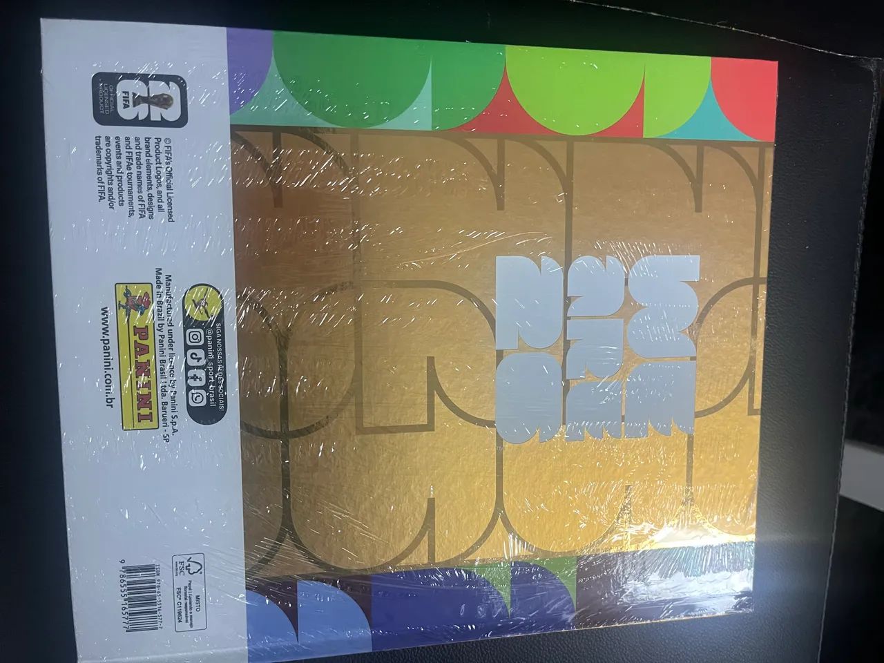 Álbum figurinha copa 2026 capa dura ouro completo - Foto 2