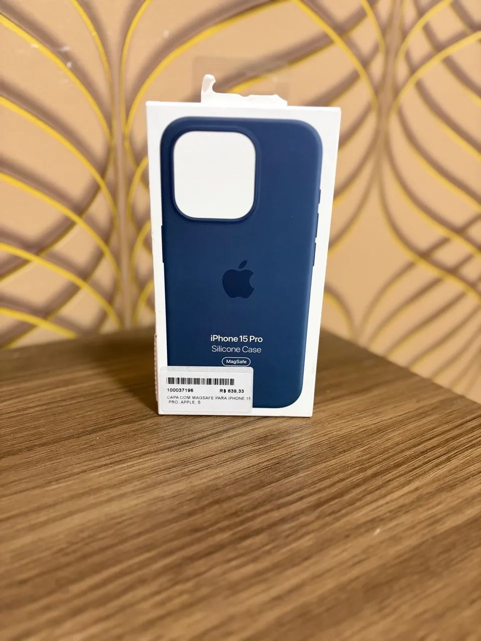 Capa iPhone 15 pro original Apple azul 