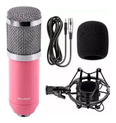 Microfone condensador rosa BM 800 - Foto 2