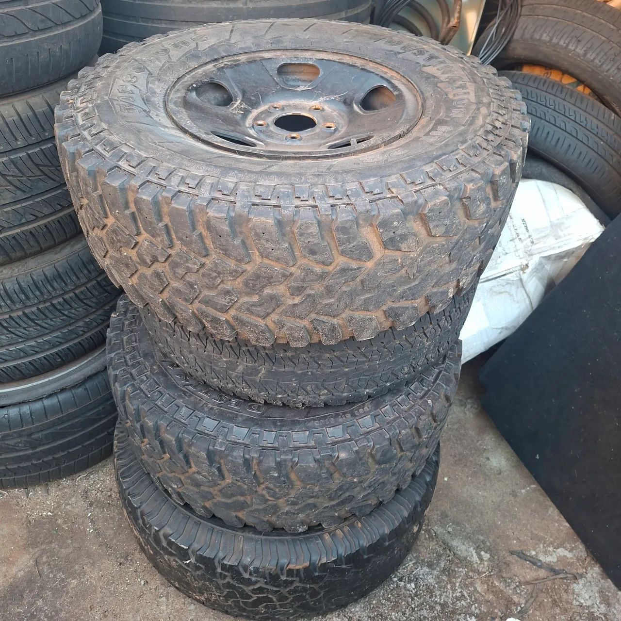 4 rodas de ferro aro 15 s 10
