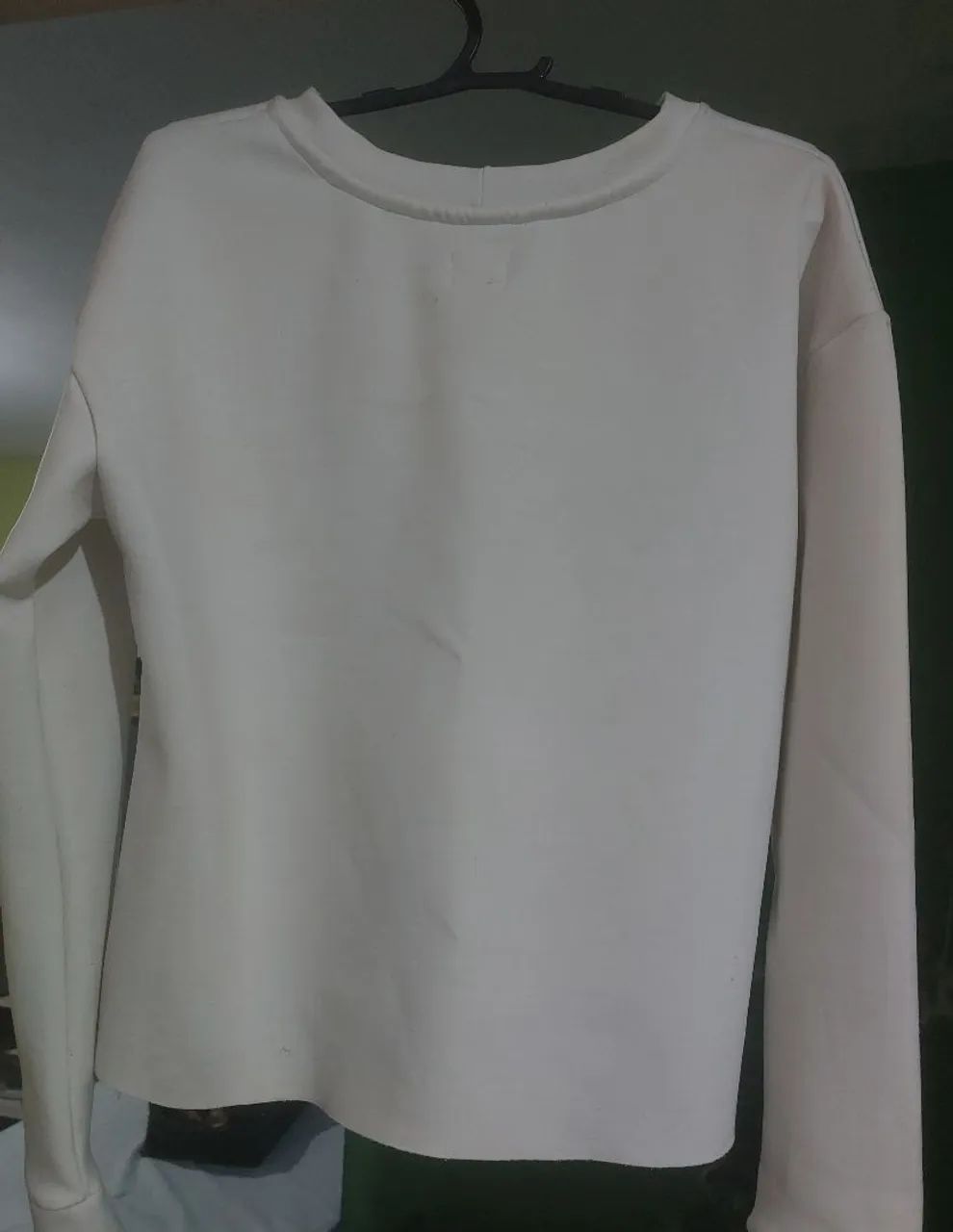 Moletom branco Veine com estampa 'New Order' - Foto 4
