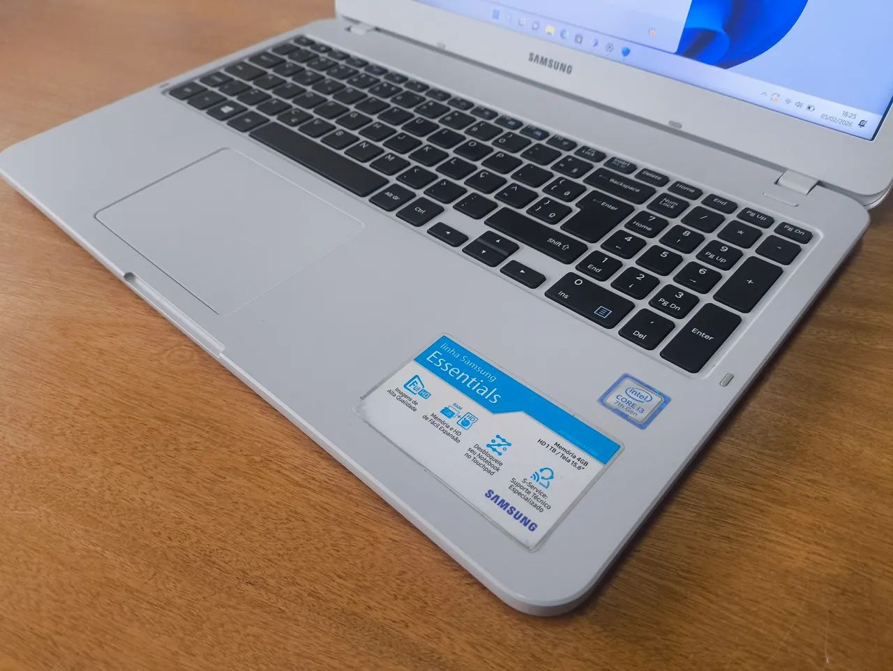 Notebook Samsung i3 (7th), SSD de 120 GB, Windows 11, tela de 15.6 polegadas - Foto 3