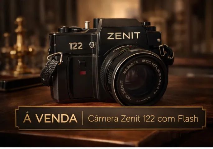 Câmera Zenit 12XL com Flashs - Foto 2