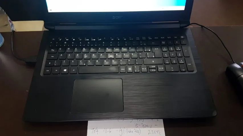 note acer core i5 7 geracao 8gb ram ssd240gb tela 15.6 - Foto 2