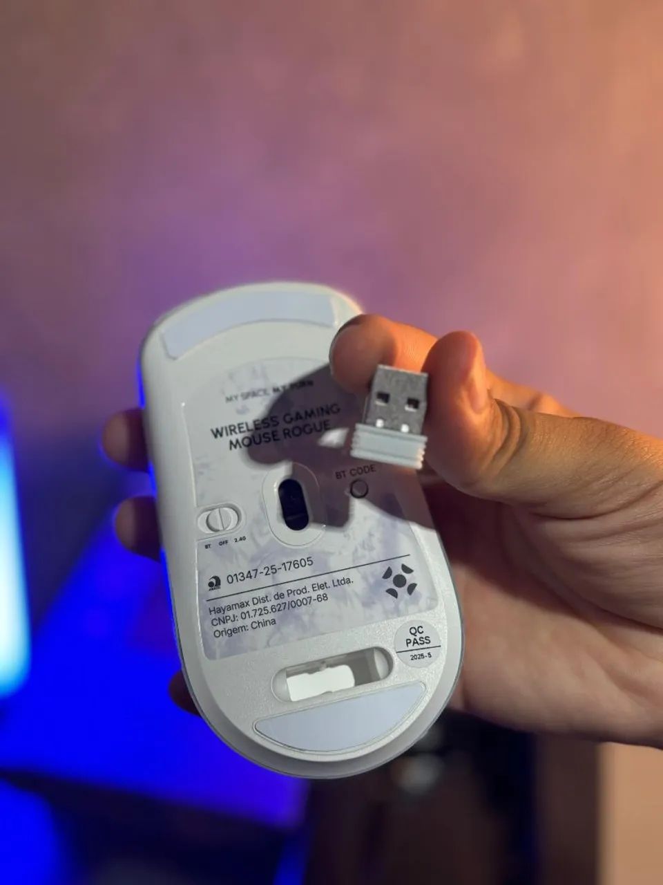 MOUSE GAME SEM FIO COM 16000 DPI Software e RGB - Foto 5