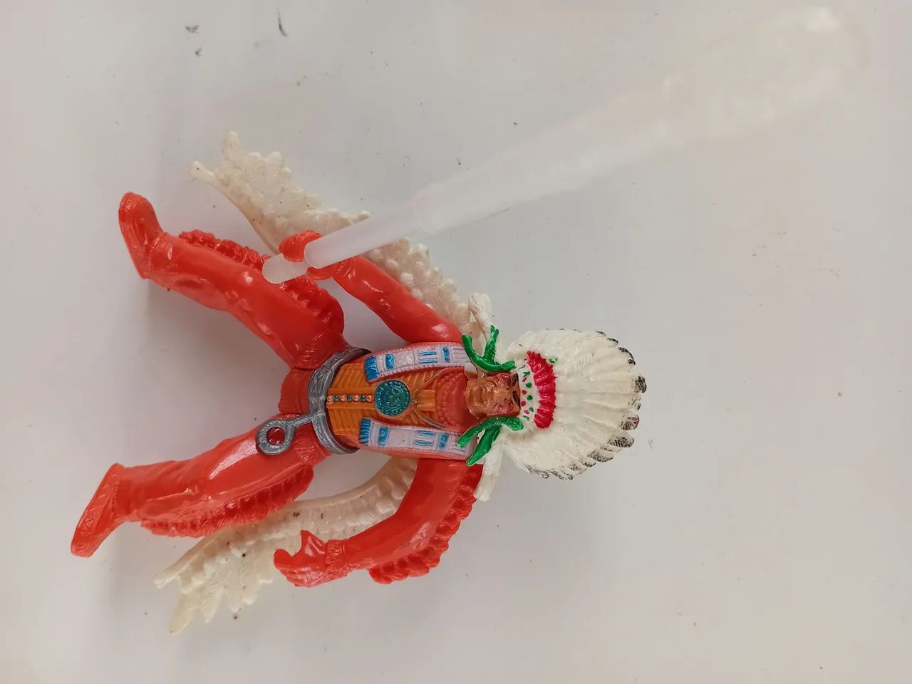 Boneco/ figura forte apache Índio cacique 11 cm  - Foto 3