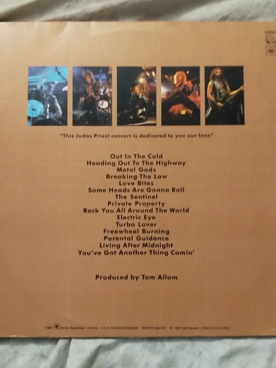 LP vinil Judas Priest Live duplo heavy metal sabbath classic rock