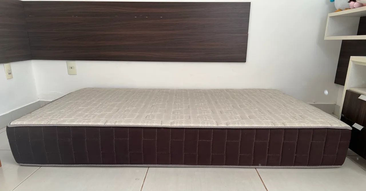 Colchão Ortobom + Cama Viúva  - Foto 4