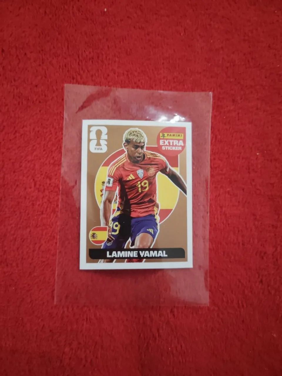 VENDO-Lamine Yamal EXTRA STICKER BRONZE RARISSIMA