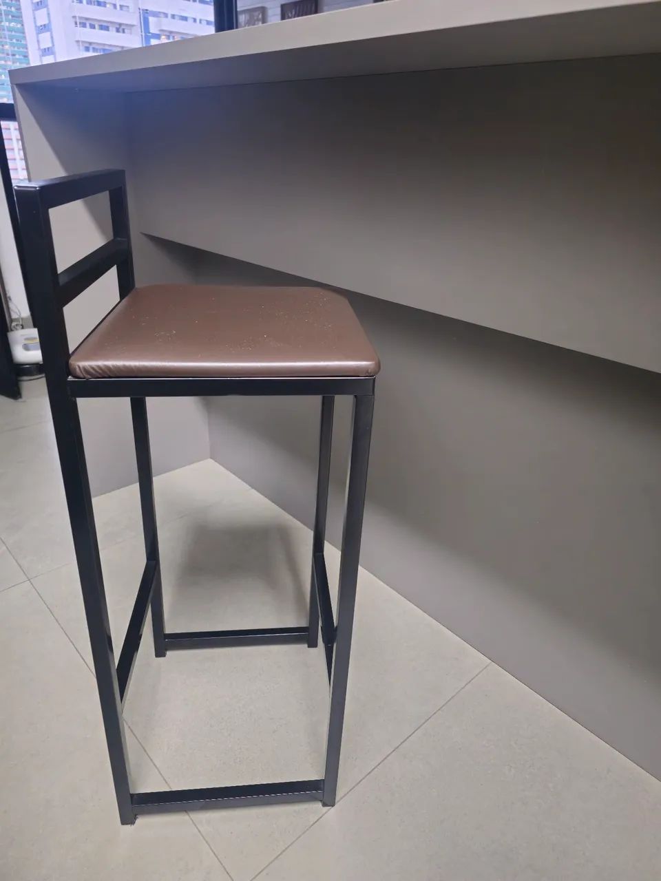 Banqueta estilo industrial 