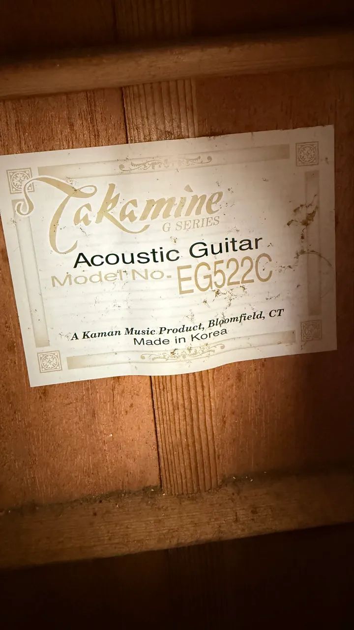Violão takamine EG522c Nylon