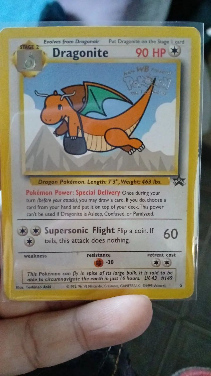 Carta Pokémon Dragonite 1999 - Foto 4