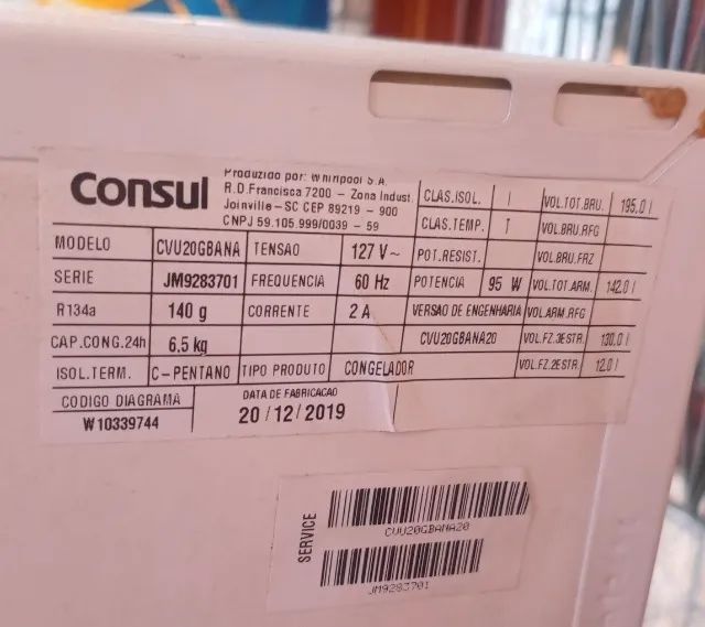 Freezer Consul 
