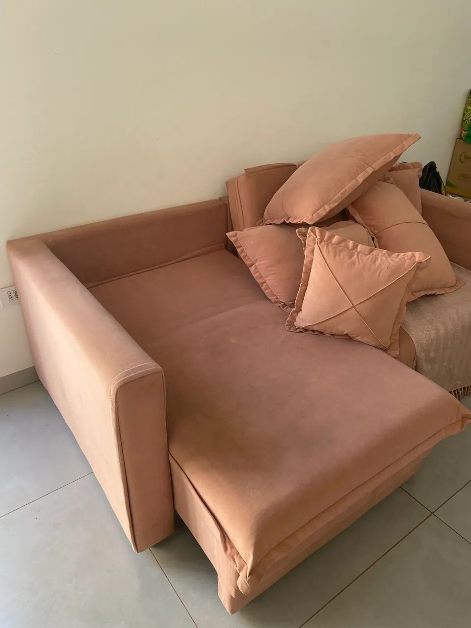 Sofá modulado 2m rosa - Foto 5