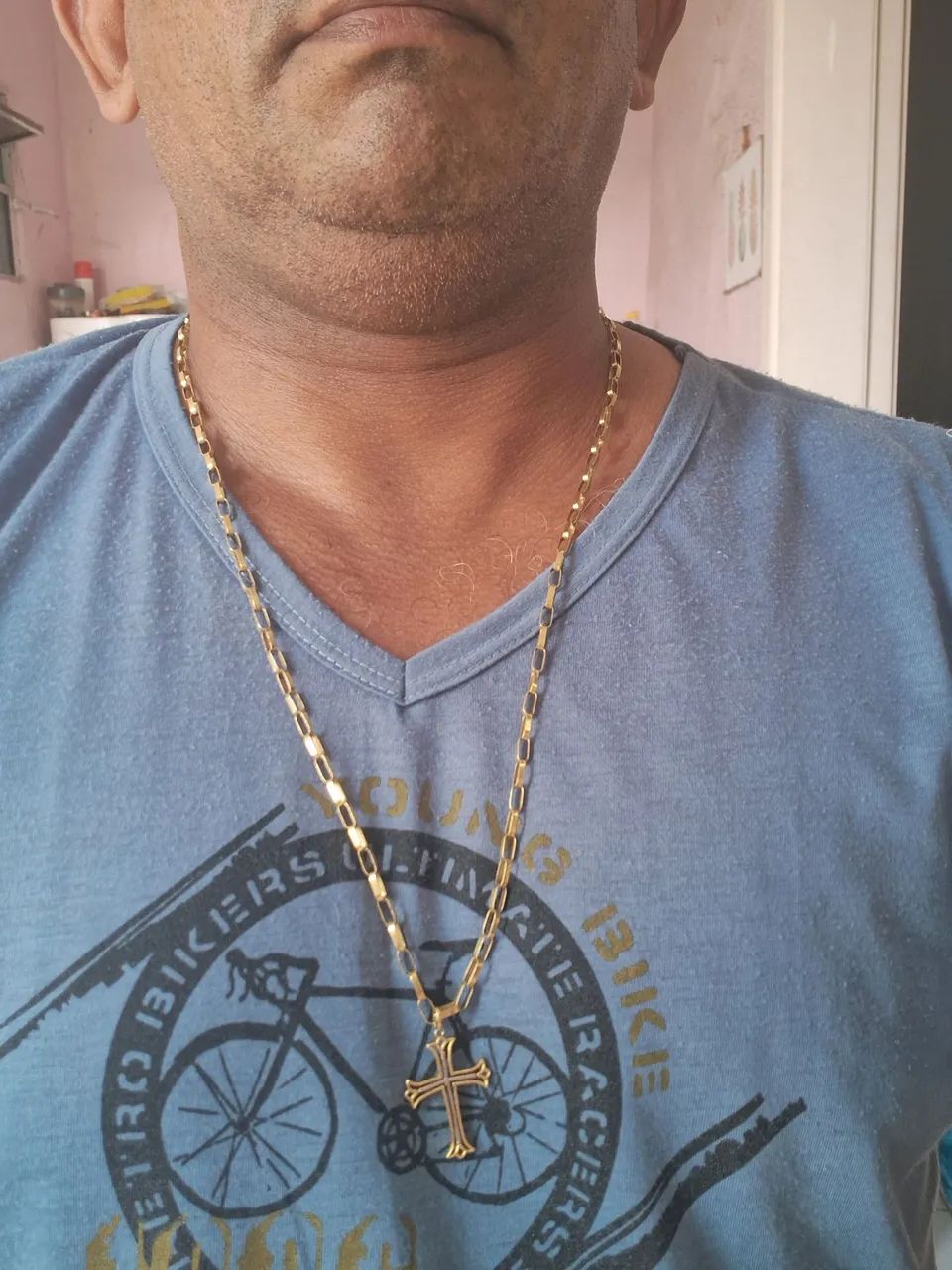 Cordão e pingente de ouro 18k 72 centímetros  - Foto 2