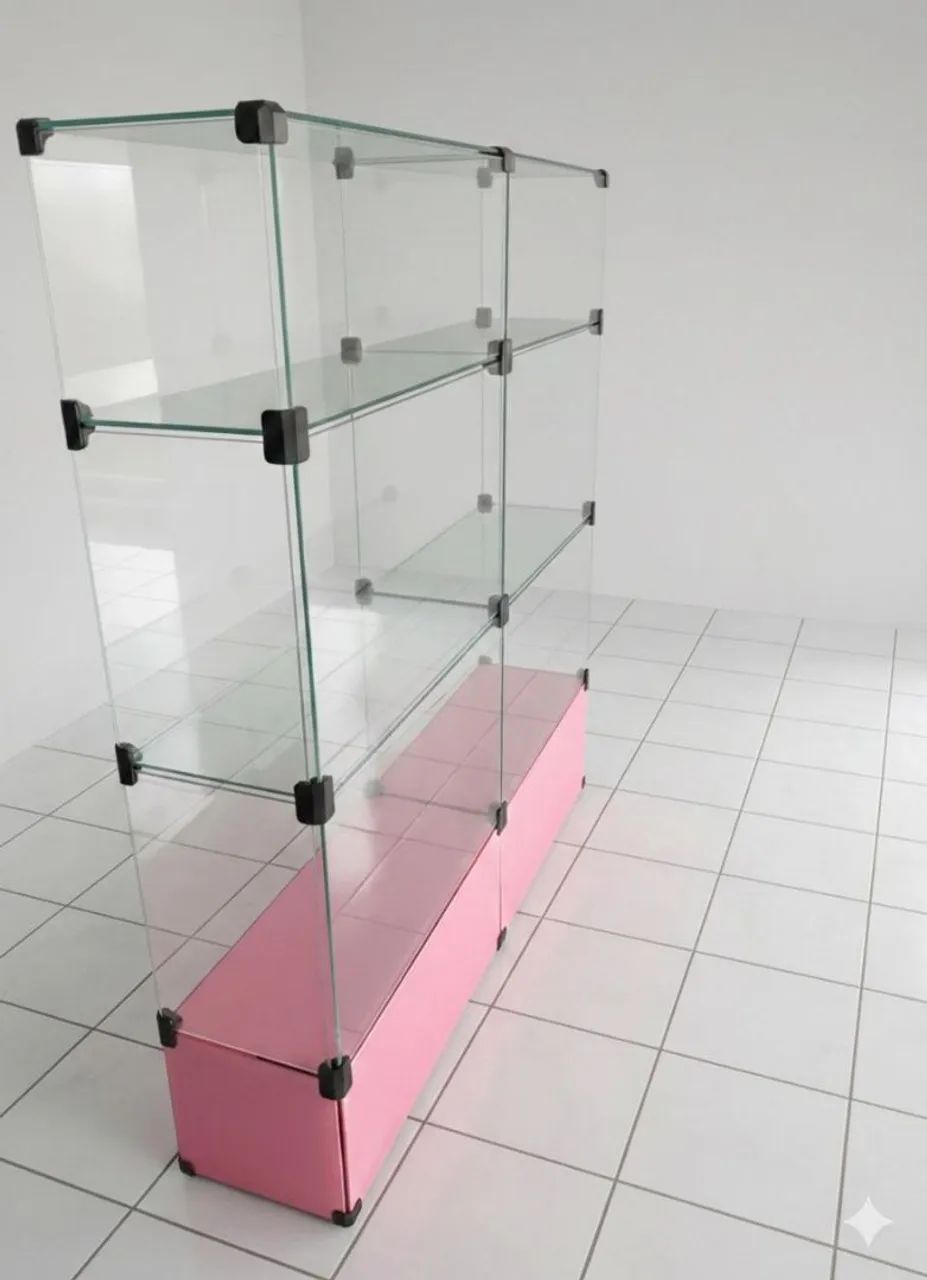 VITRINE DE VIDRO NOVA - Foto 2