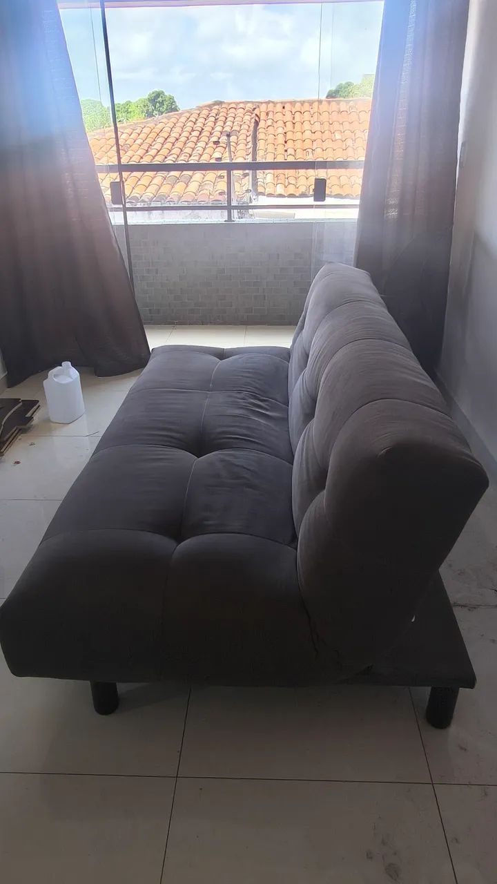 Sofá Cama 3 lugares Sleeper Konkret TOK&STOK - Foto 2