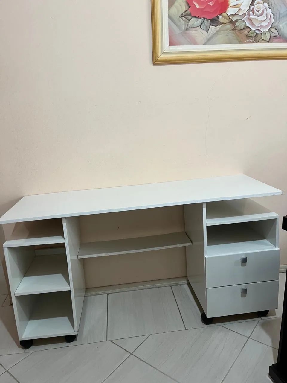 Escrivaninha branca  - Foto 2