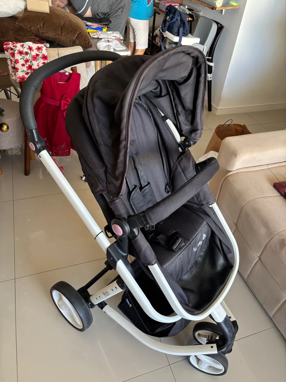 Carrinho safety 1st com bebê conforto  - Foto 4