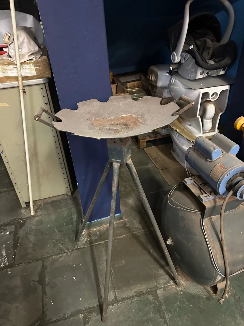 Churrasqueira a álcool 