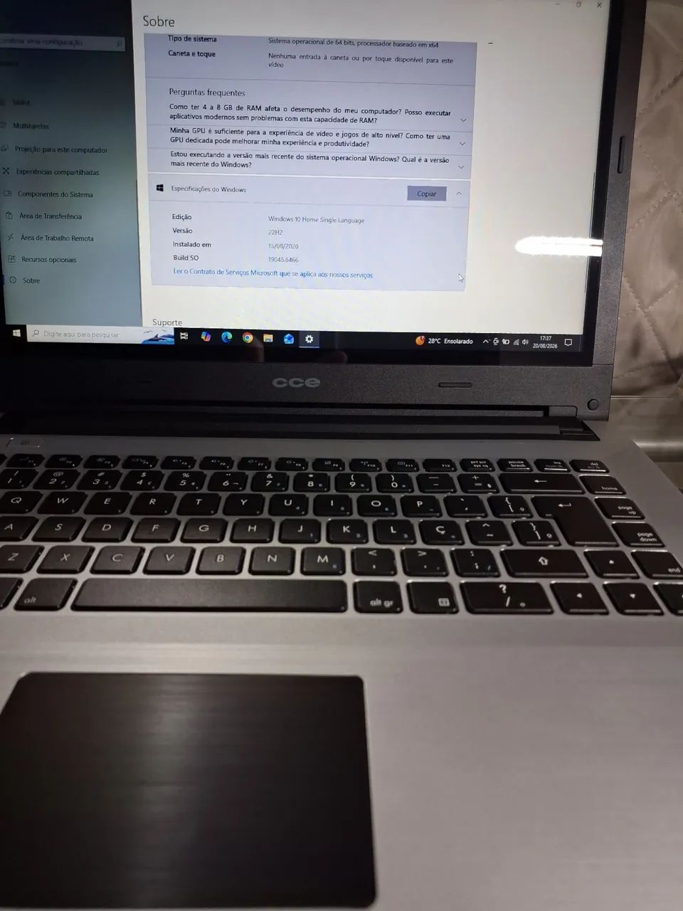 Notebook CCE (Lenovo) Touch + TV digital - Foto 4