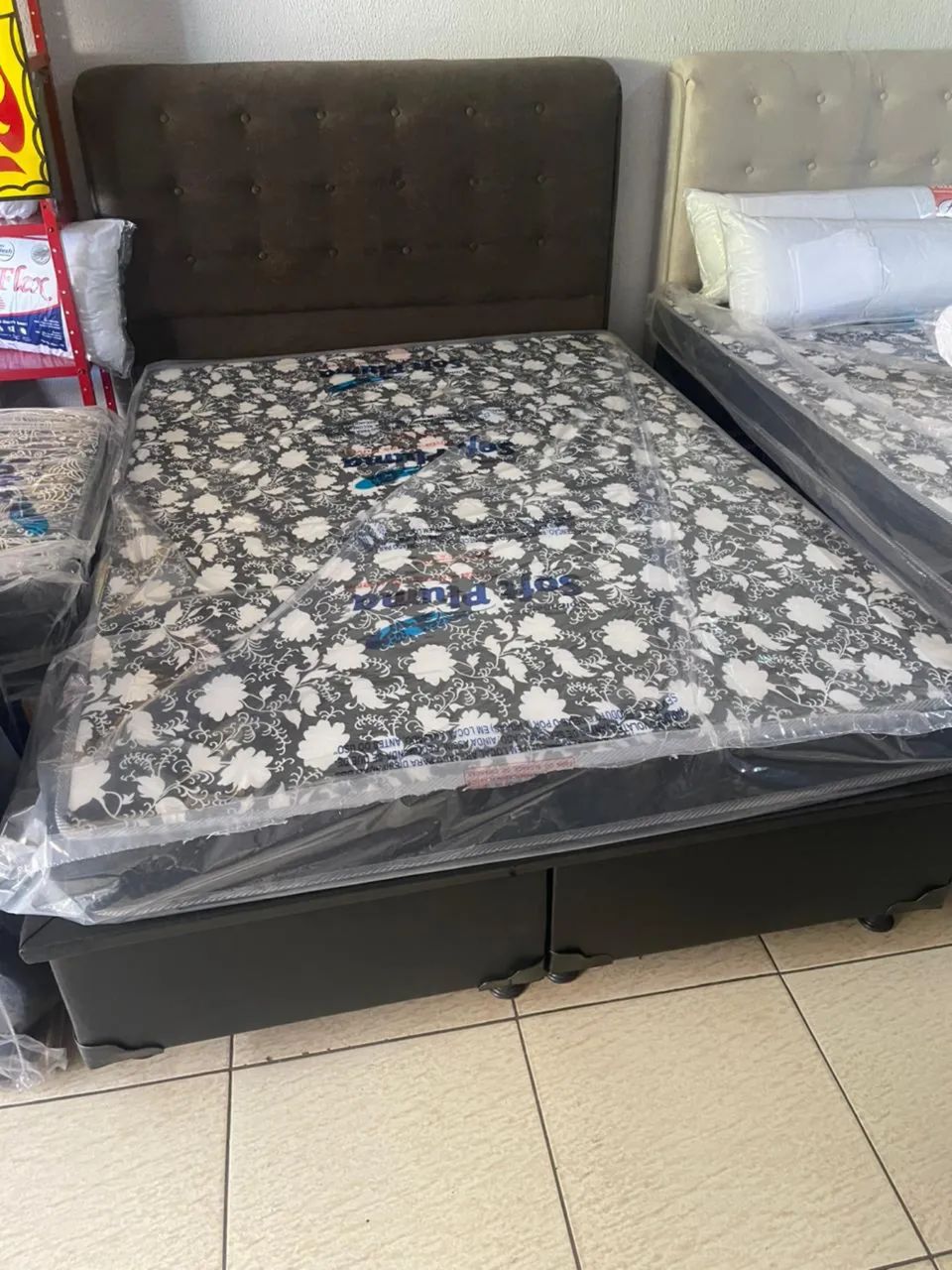 Cama box casal colchão nova barata