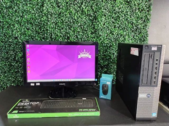 Setup Completo Dell Com Monitor 20 Polegadas, Processador I5 E Ssd - Foto 2