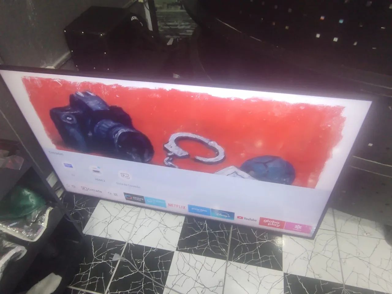 Vendo Smartv Samsung 50 polegadas 4k top de linha em estado de nova R$ 1650,00 - Foto 4