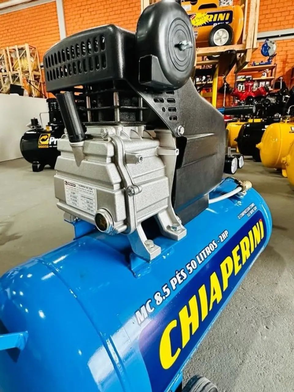 Compressor de ar 50L 120psi Motor 2HP Chiaperini (Loja/Novo) - Foto 3
