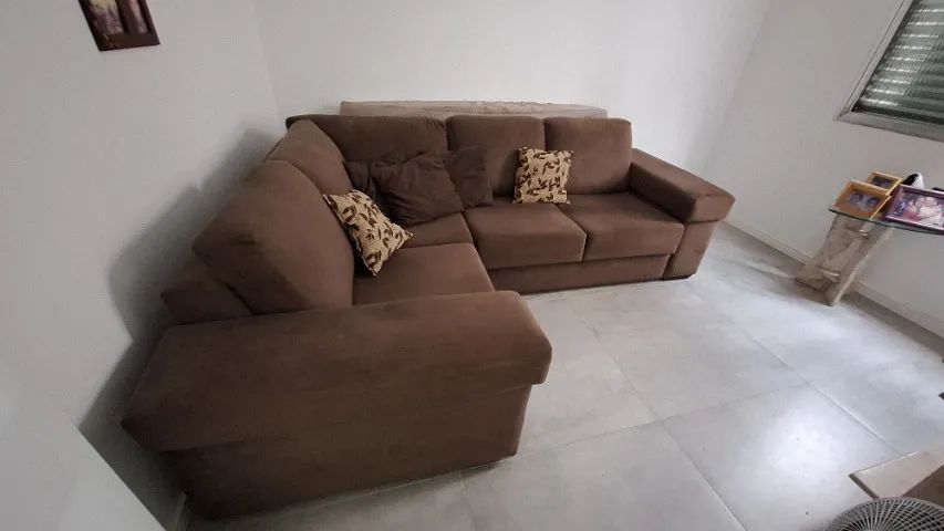 Sofá de canto retrátil 4 lugares - Foto 2