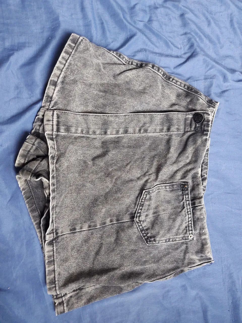 Short saia preto